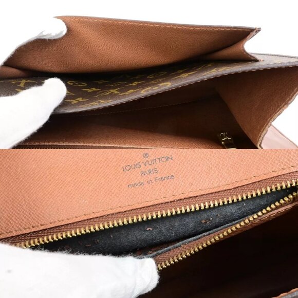 LOUIS VUITTON Monceau 26 Shoulder Hand Bag Monogram Leather Brown - Picture 14 of 14